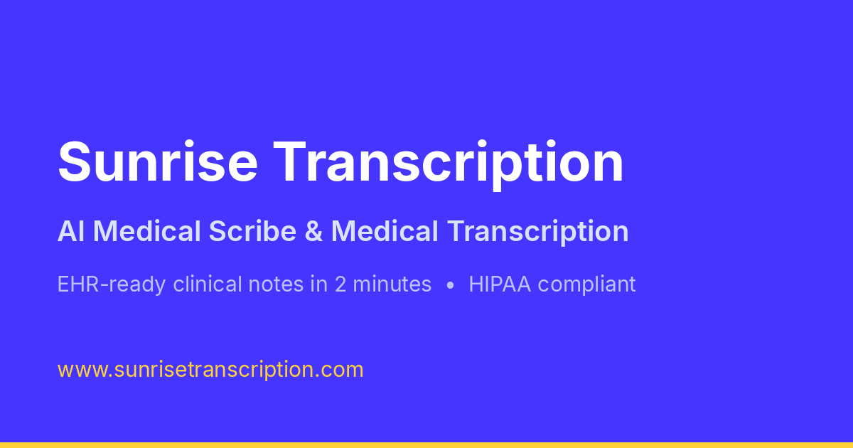 Sunrise Transcription
